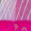 Soft Jamdani Saree Offwhite & Magenta Festive Wear
